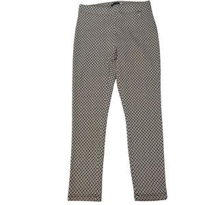 Tommy Hilfiger Floral Stretch Knit Jegging Pants Pull-On Tapered Leg Size 12....